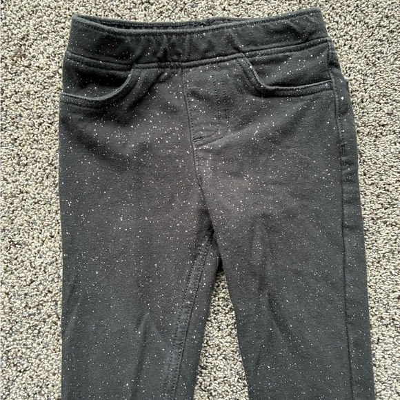 Jumping Beans Baby Girl Black Sparkle Pants, Size 18 Months - Picture 4 of 8